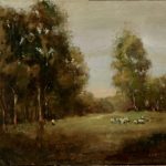 Jacqueline Kamin Landscape With Sheep