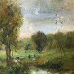Jacqueline Kamin Landscape With Bathing Cow Gallery
