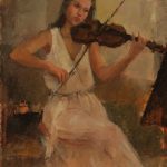 Stacy Kamin Playing Violin Gallery