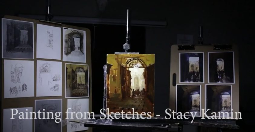 Painting From Sketches: Perspective by Stacy Kamin